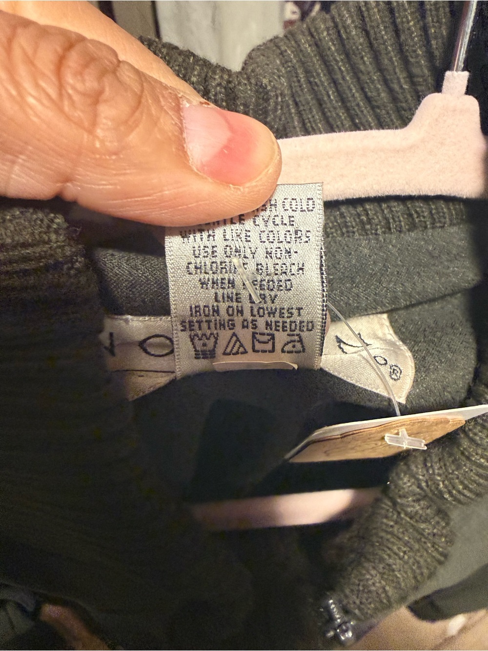 Women's Olive Bomber Jacket with Ribbed Trim - Picture 8 of 8